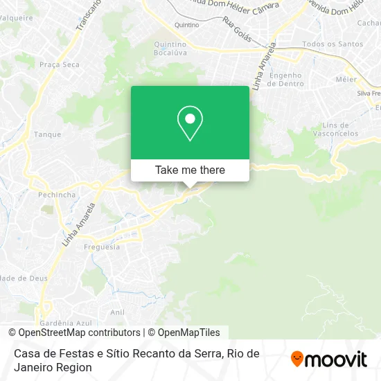 Casa de Festas e Sítio Recanto da Serra map