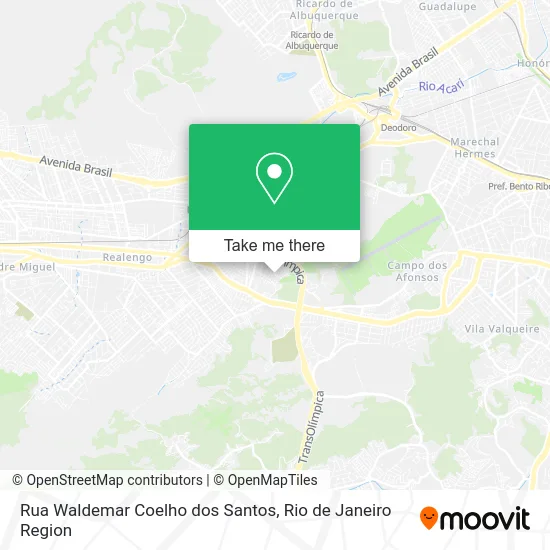 Rua Waldemar Coelho dos Santos map