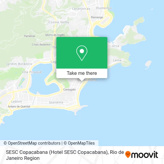 SESC Copacabana (Hotel SESC Copacabana) map