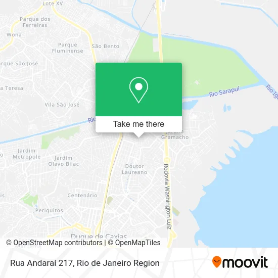 Rua Andaraí 217 map