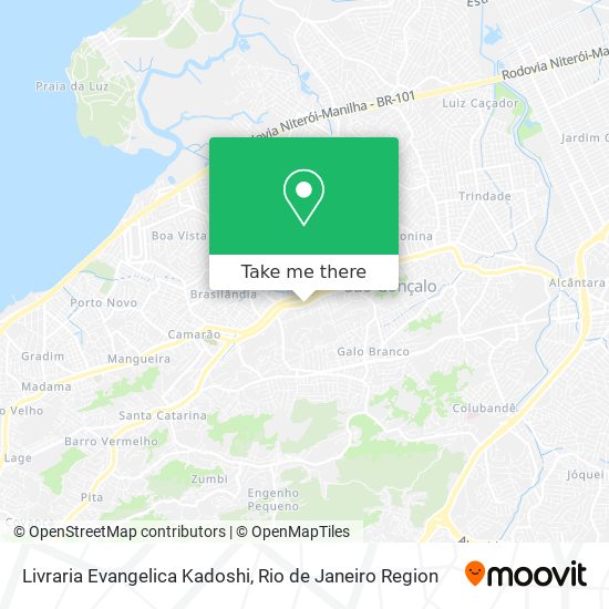 Livraria Evangelica Kadoshi map