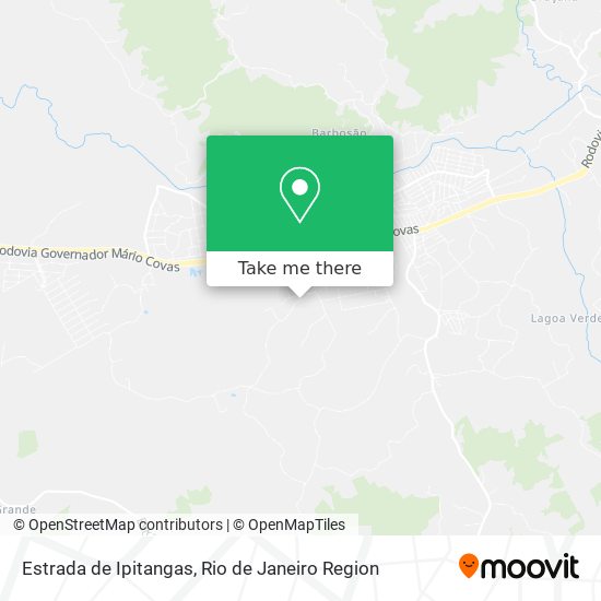 Mapa Estrada de Ipitangas