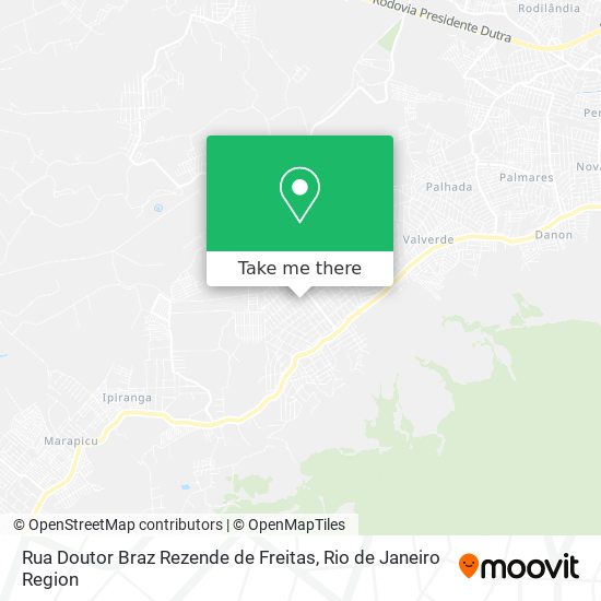 Rua Doutor Braz Rezende de Freitas map