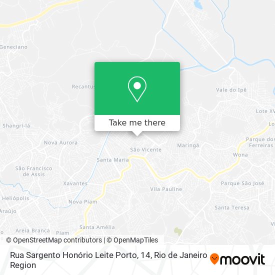 Rua Sargento Honório Leite Porto, 14 map