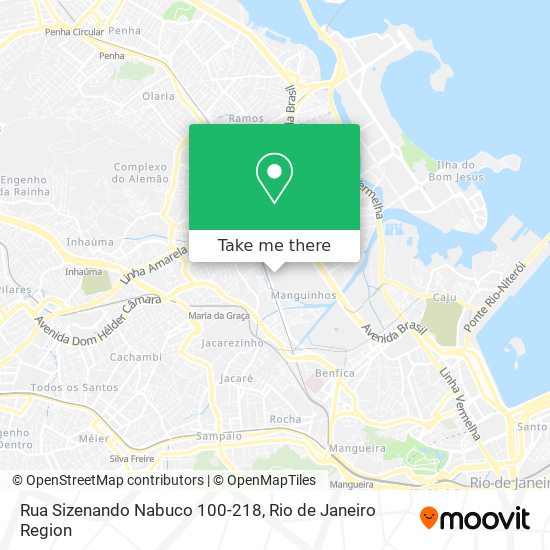 Rua Sizenando Nabuco 100-218 map