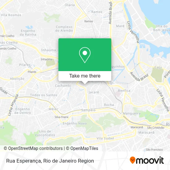 Rua Esperança map