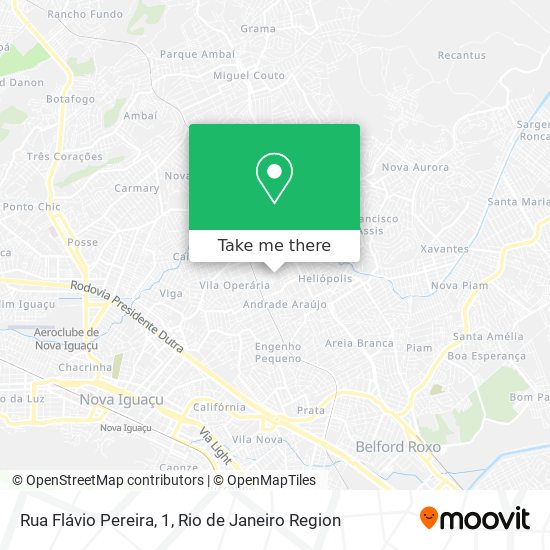 Rua Flávio Pereira, 1 map