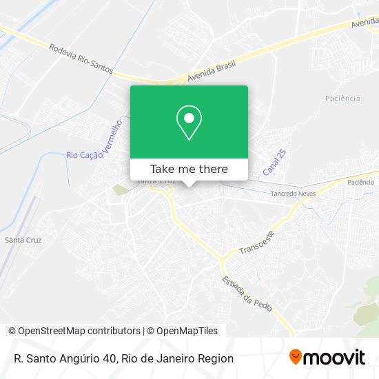 R. Santo Angúrio 40 map