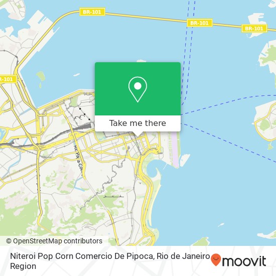 Mapa Niteroi Pop Corn Comercio De Pipoca