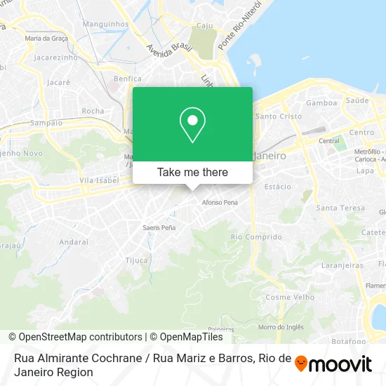 Rua Almirante Cochrane / Rua Mariz e Barros map