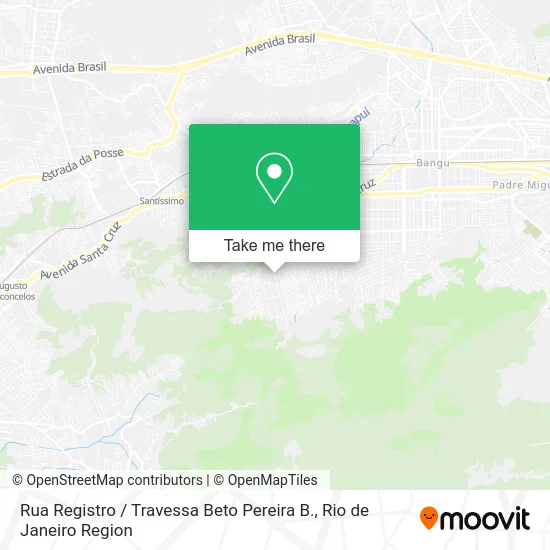 Rua Registro / Travessa Beto Pereira B. map