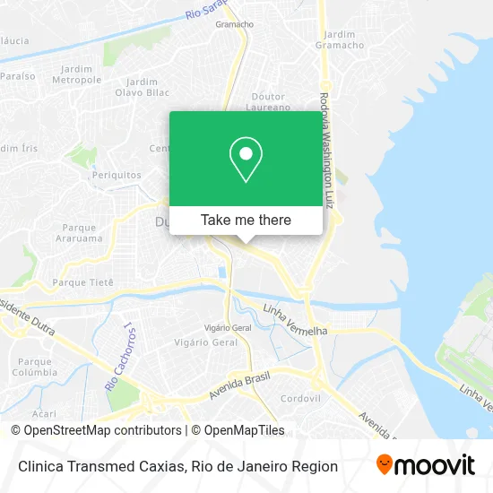 Clinica Transmed Caxias map