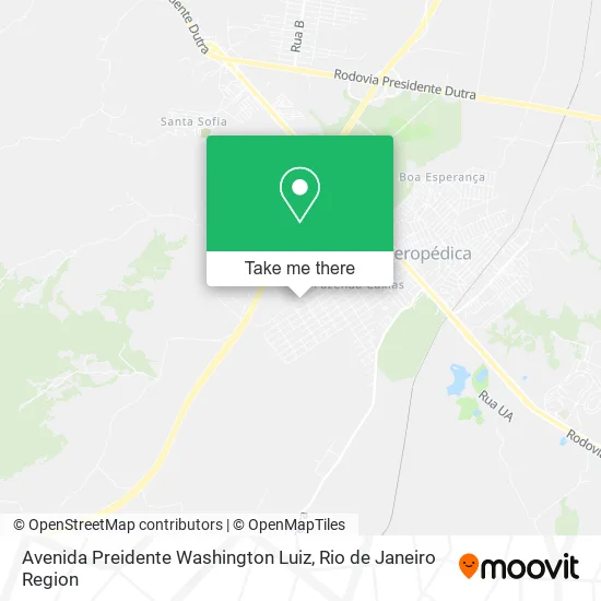 Avenida Preidente Washington Luiz map