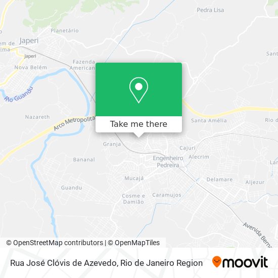 Mapa Rua José Clóvis de Azevedo