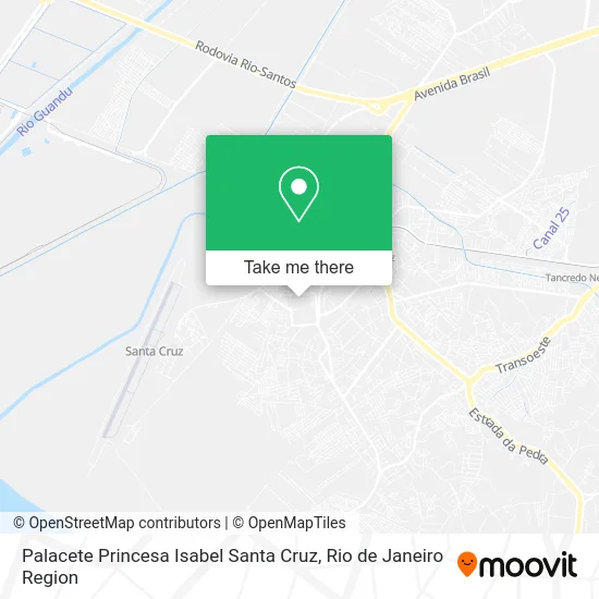 Palacete Princesa Isabel Santa Cruz map