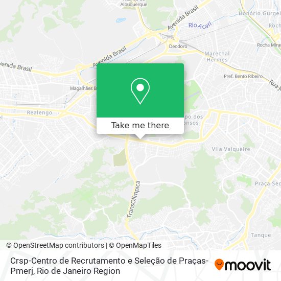Crsp-Centro de Recrutamento e Seleção de Praças-Pmerj map