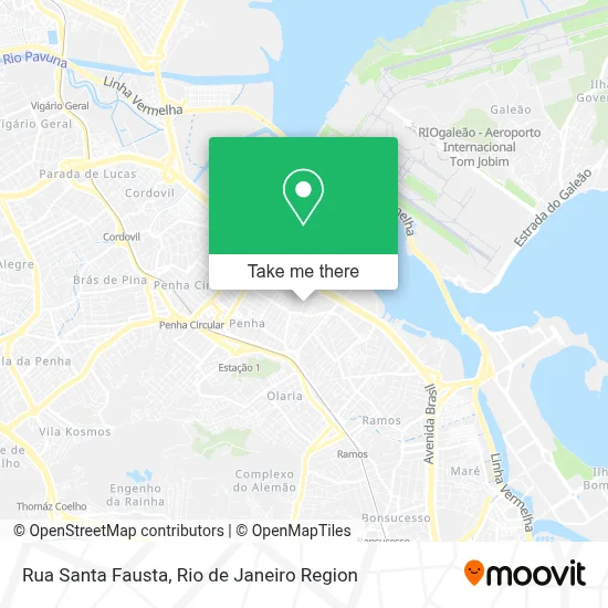 Rua Santa Fausta map