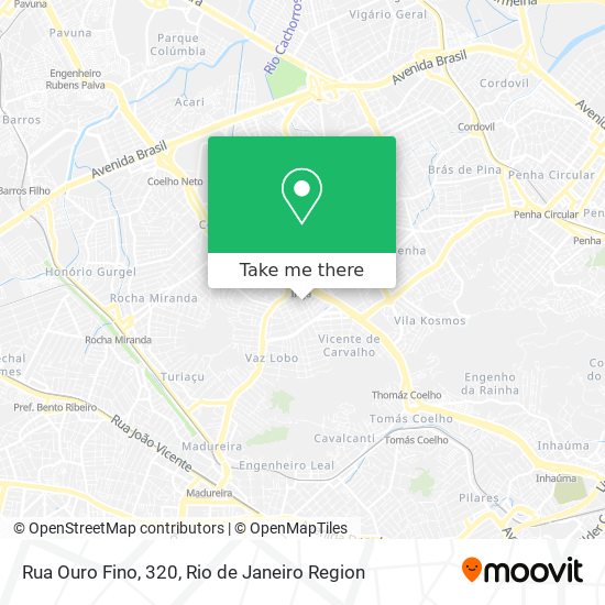 Rua Ouro Fino, 320 map