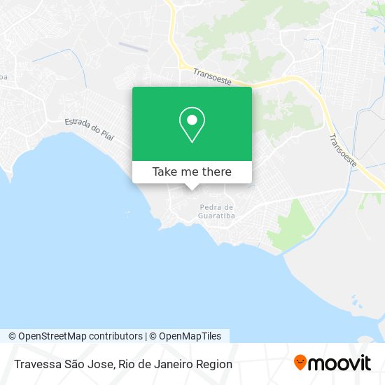 Mapa Travessa São Jose