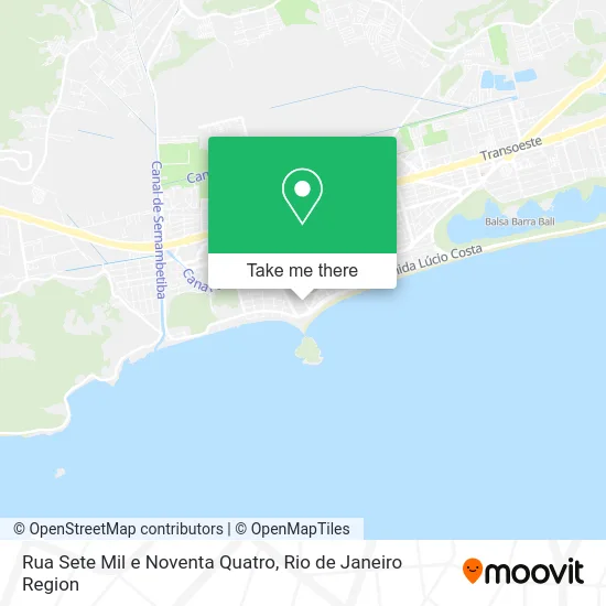 Rua Sete Mil e Noventa Quatro map