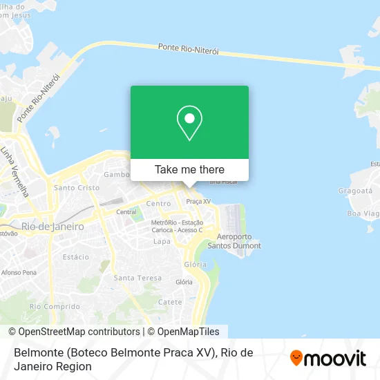 Belmonte (Boteco Belmonte Praca XV) map