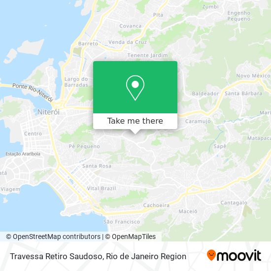 Mapa Travessa Retiro Saudoso