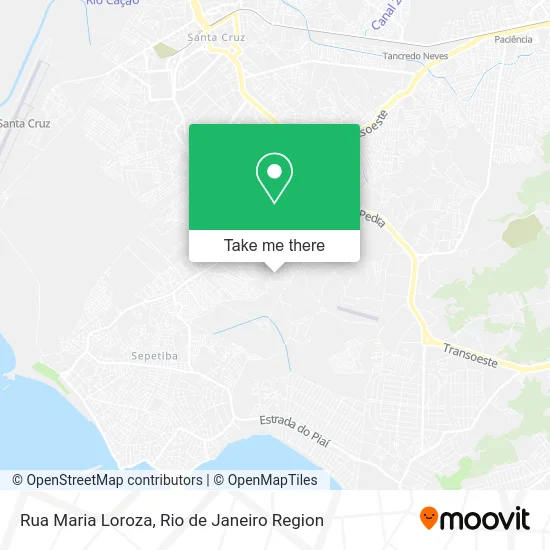 Rua Maria Loroza map