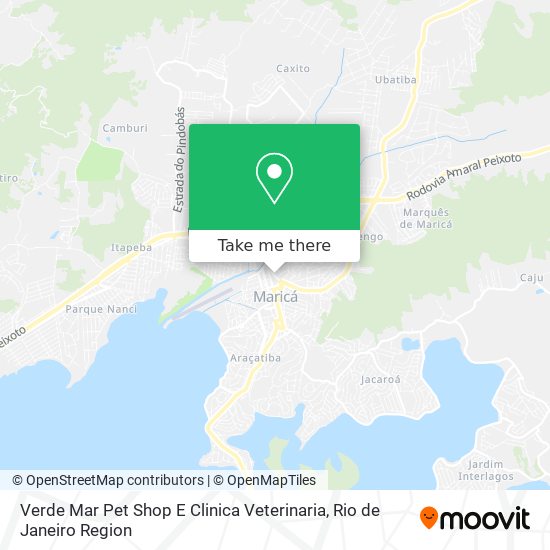 Verde Mar Pet Shop E Clinica Veterinaria map