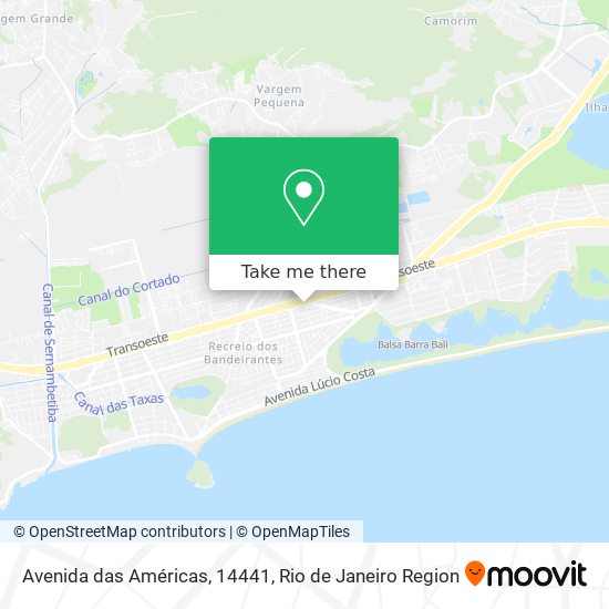 Avenida das Américas, 14441 map