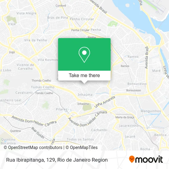 Rua Ibirapitanga, 129 map