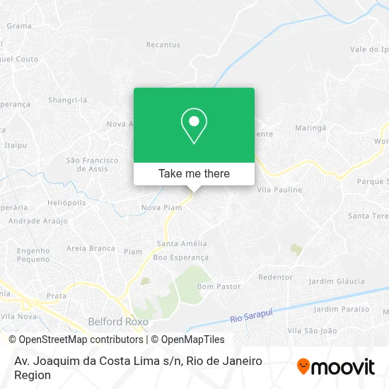 Av. Joaquim da Costa Lima s/n map