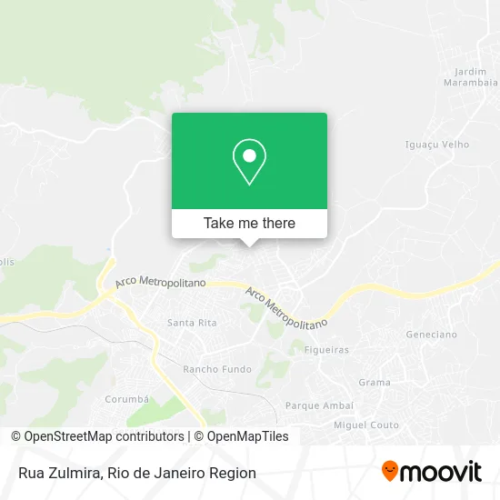 Rua Zulmira map