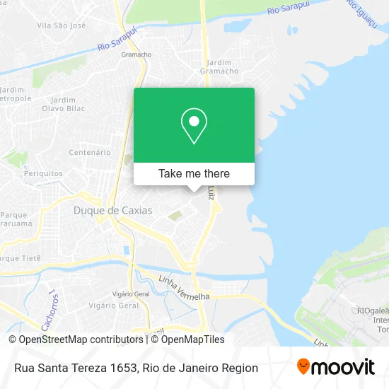 Rua Santa Tereza 1653 map