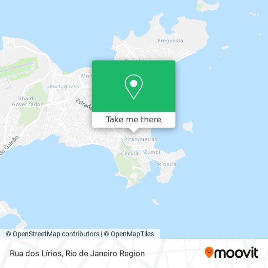 Rua dos Lírios map