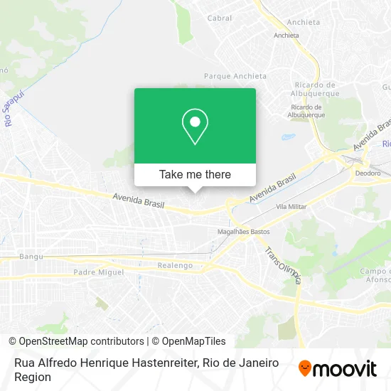 Rua Alfredo Henrique Hastenreiter map