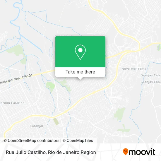 Rua Julio Castilho map