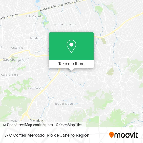 A C Cortes Mercado map