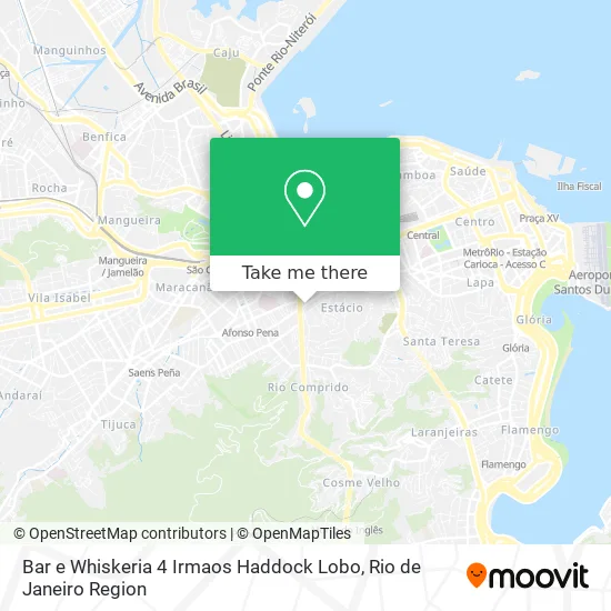 Bar e Whiskeria 4 Irmaos Haddock Lobo map