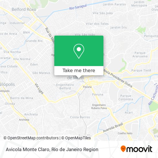 Avicola Monte Claro map