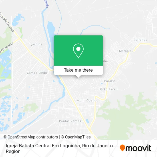 Igreja Batista Central Em Lagoinha map