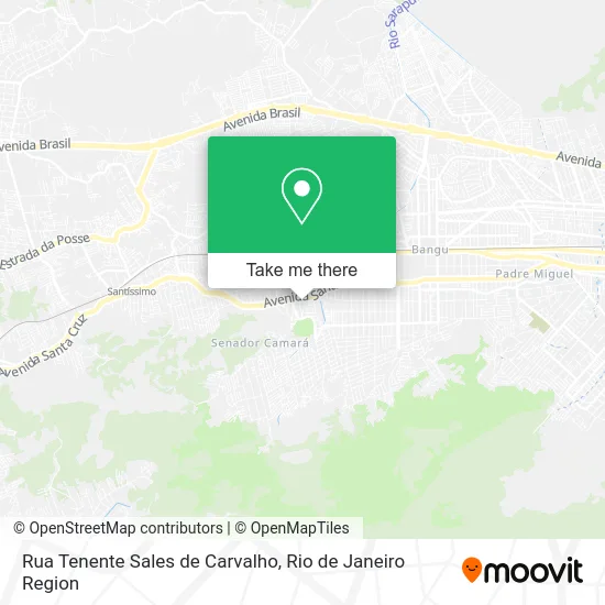 Rua Tenente Sales de Carvalho map