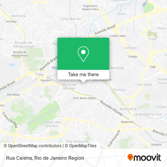 Rua Caiena map