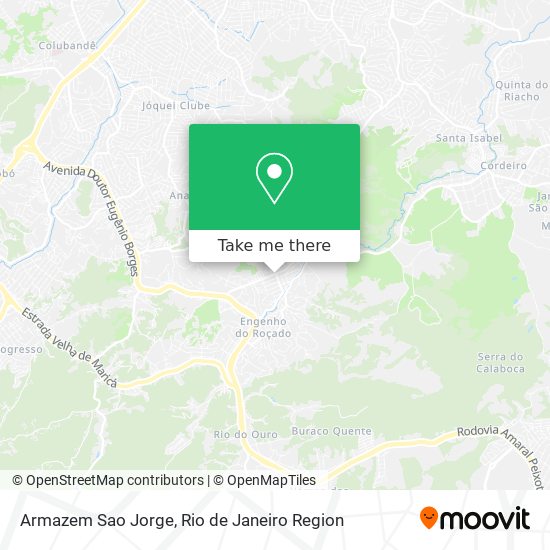 Armazem Sao Jorge map