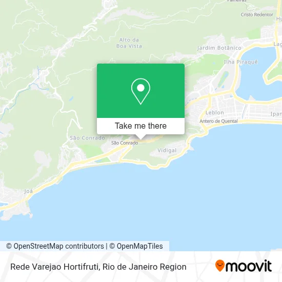 Rede Varejao Hortifruti map