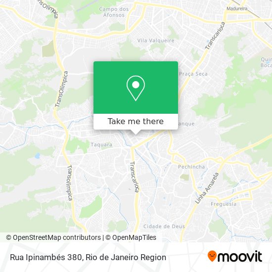 Mapa Rua Ipinambés 380