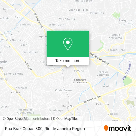 Rua Braz Cubas 300 map