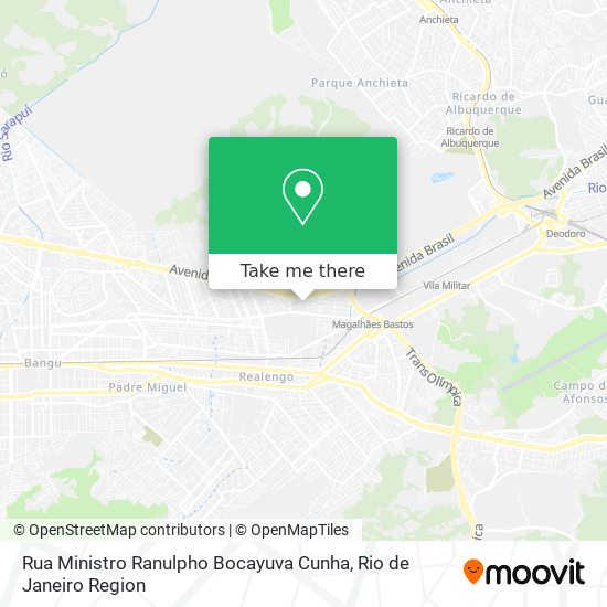 Rua Ministro Ranulpho Bocayuva Cunha map