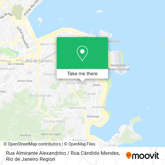 Rua Almirante Alexandrino / Rua Cândido Mendes map