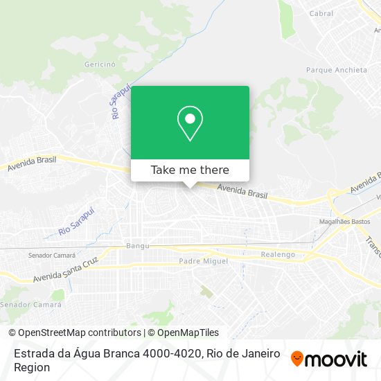 Estrada da Água Branca 4000-4020 map