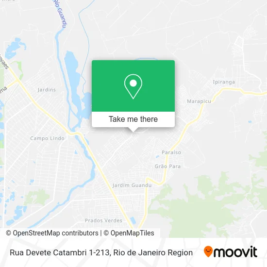 Rua Devete Catambri 1-213 map